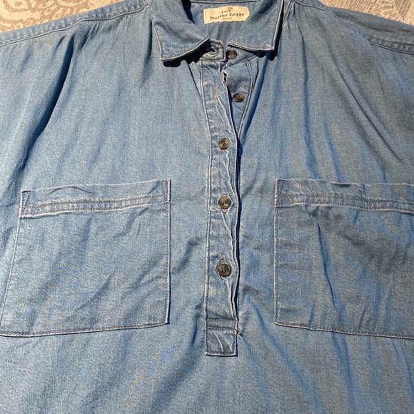 Marine Layer Daisy Chambray Tunic - Picture 8 of 15